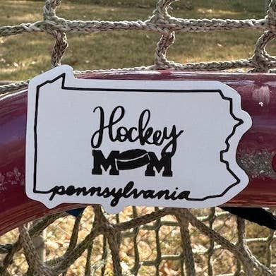 Pennsylvania State Hockey Mom Magnet for wholesale by Allison Kay Designs Co.