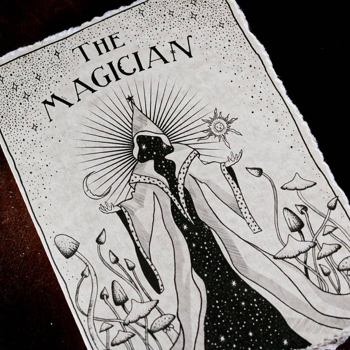 Suzanne Oddy Design Limited - Wholesale Everyday Greeting Card - 'The Magician' Greeting Card