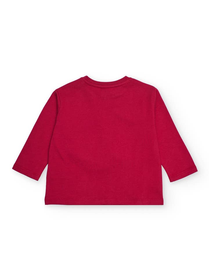 tuc tuc - Wholesale T-Shirt - Kids - Red detective print t-shirt for boys1