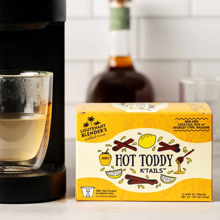 Lieutenant Blender's Cocktail Mixes - Wholesale Beverage Mix - Hot Toddy K'Tails® Single Pod Cocktail Mixers 12 Ct13