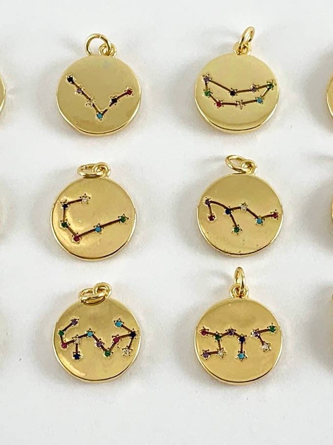 Double Sided Zodiac Sign Necklace for wholesale by Simply Sunshine Jewelry