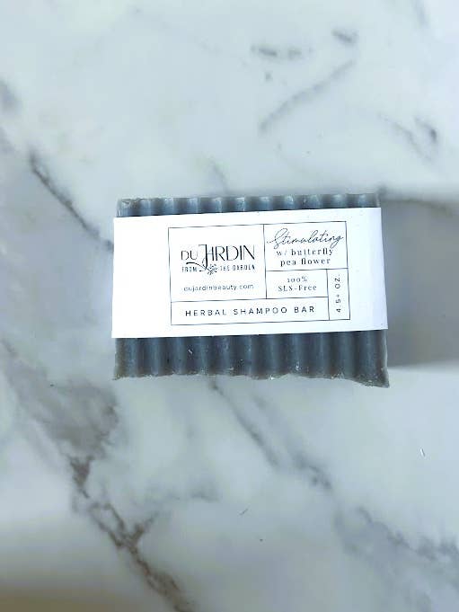 Stimulating SLS-Free Shampoo Bars for wholesale by Du Jardin Beauty