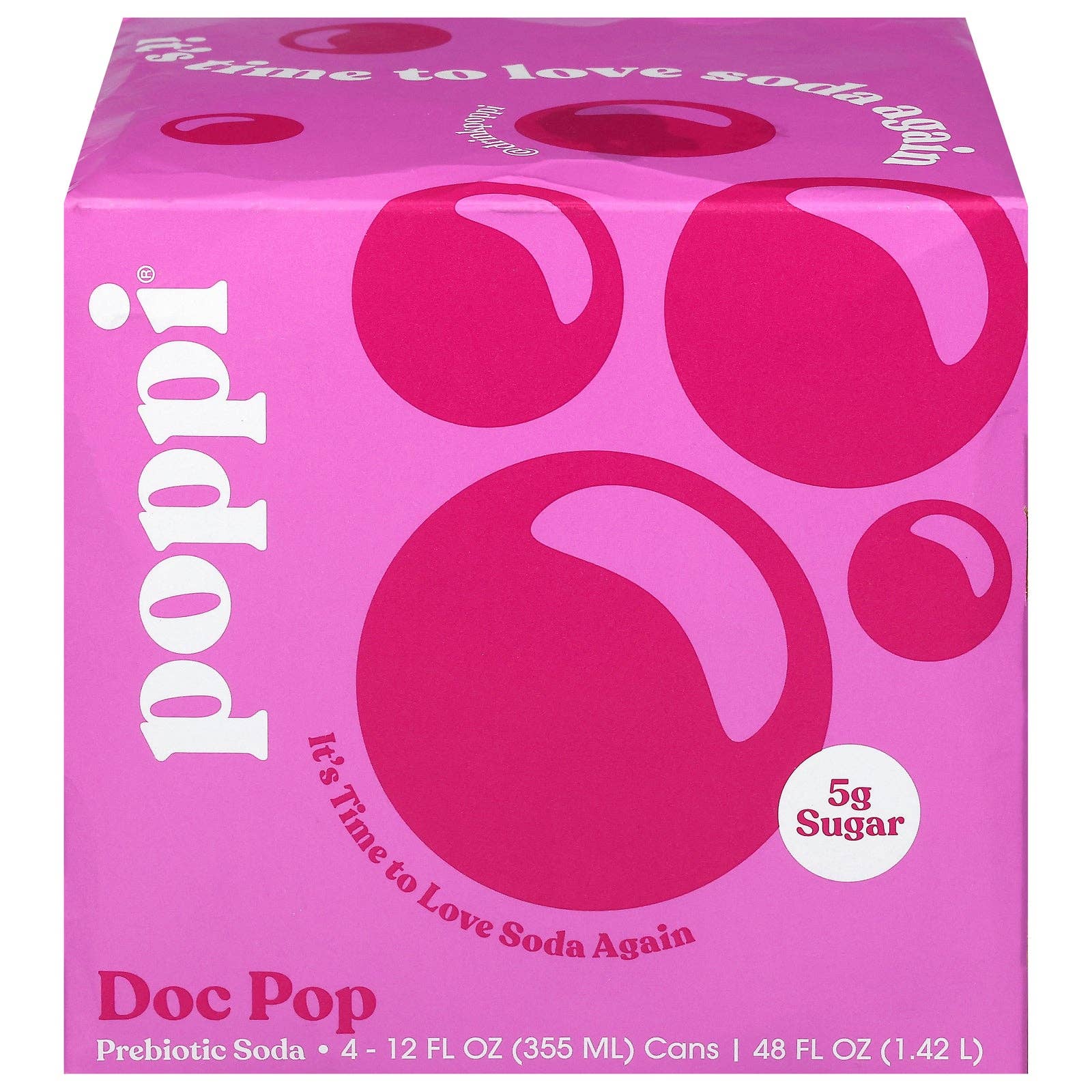 Everyday Supply Co - Wholesale Soda/Carbonated Drink - Poppi - Prebio Soda Doc Pop 4 Pk - CS of 6-4/12 FZ0