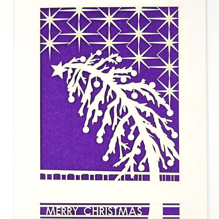 two hermanas - Wholesale Kerstkaartje - Scheve Holiday Tree - Vrolijk kerstfeest6