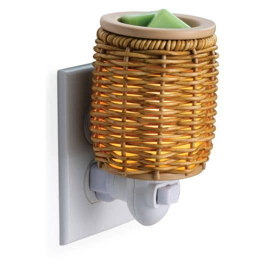 Candle Warmers Australia - Wholesale Wax warmer - Wicker Lantern Pluggable Warmer - RRP $27.95 1