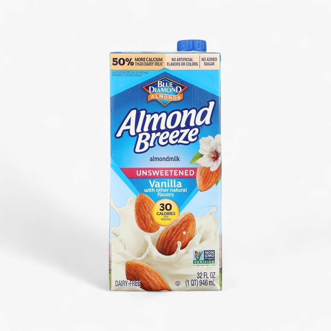 L&F Universal Goods - Wholesale Non-dairy milk - Blue Diamond Almond Breeze Unsweetened Vanilla 12/32Oz