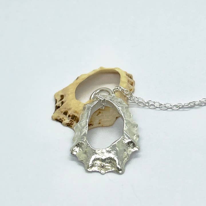 the ticketyboo coo - Wholesale Pendant/Charm Necklace - Silver Open Limpet Shell Necklace - Isle of Colonsay