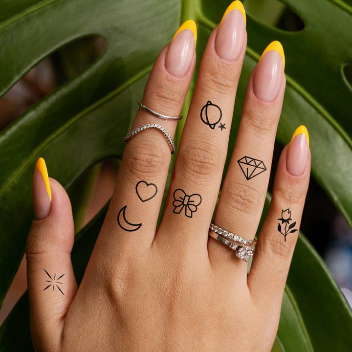 Wrapables.com - Wholesale Temporary Tattoo - Wrapables Tiny Finger and Hand Tattoos 10pcs10