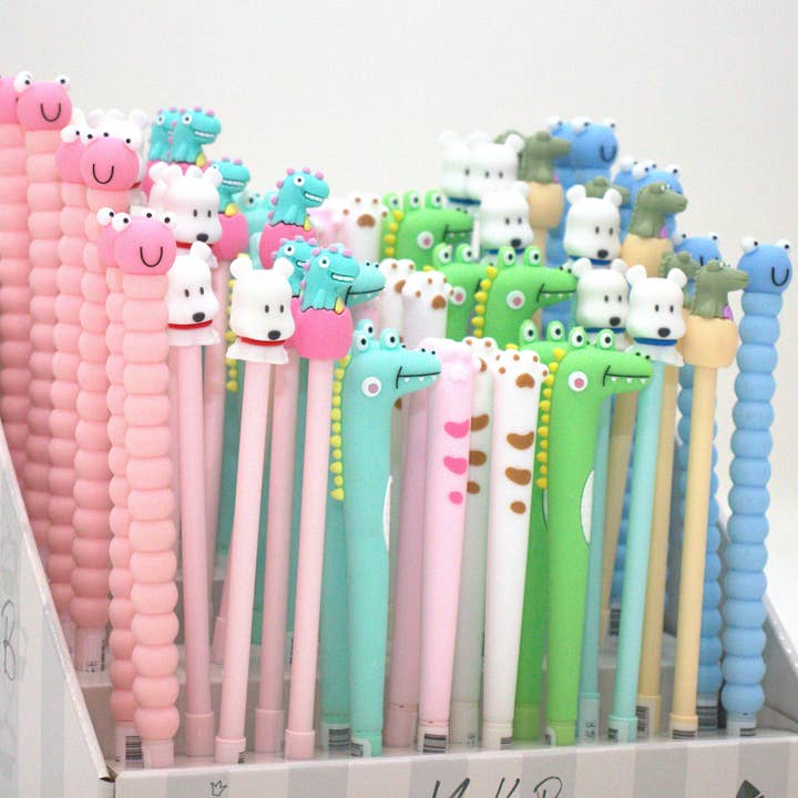 Yuko B - Wholesale Pen - Display of 60 Funny Novelty Pens - for boys & girls!3