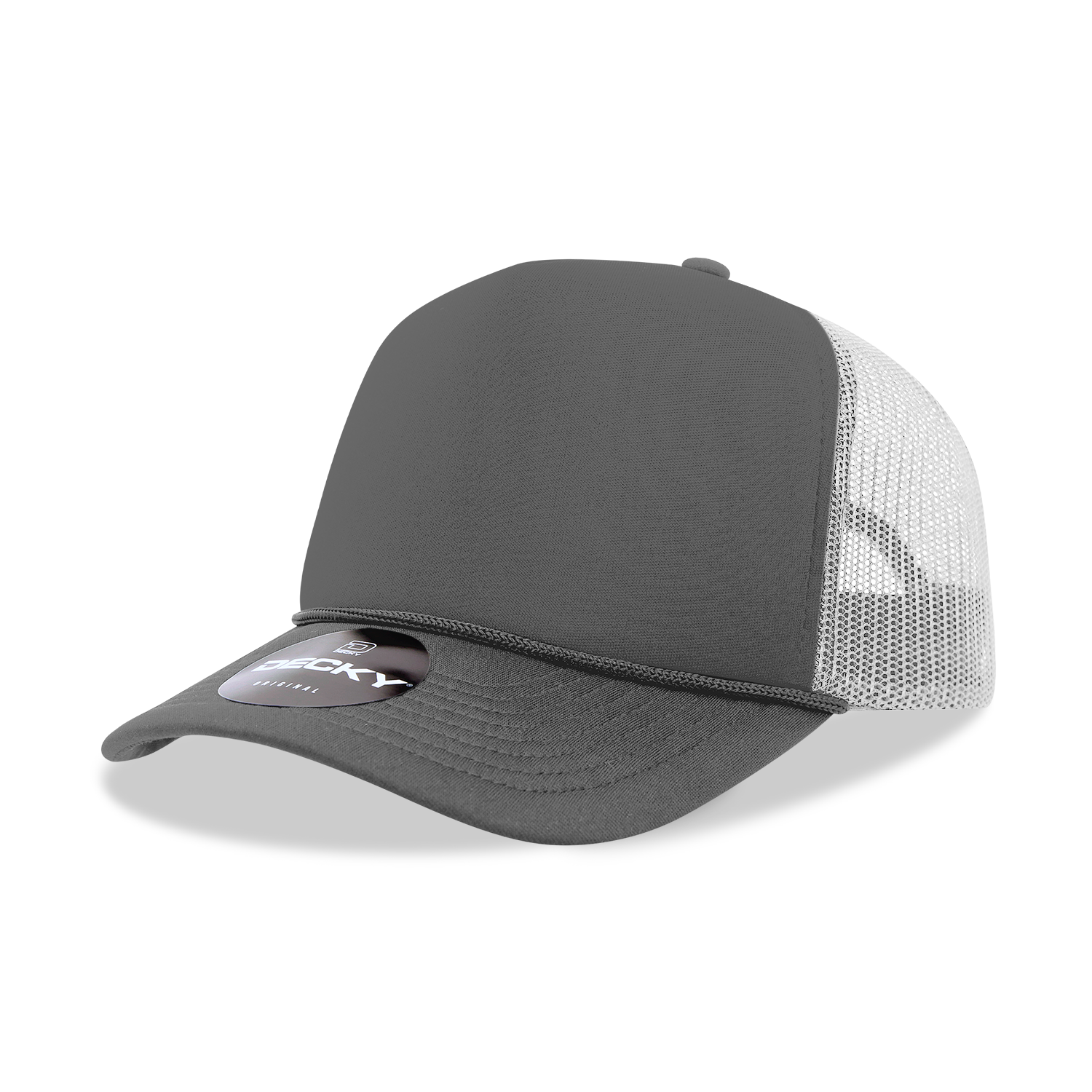 The Park Wholesale - Wholesale Trucker Hat - Unisex - Decky 6025 - Mid Profile, 5 Panel Foam Trucker Hat - 602550