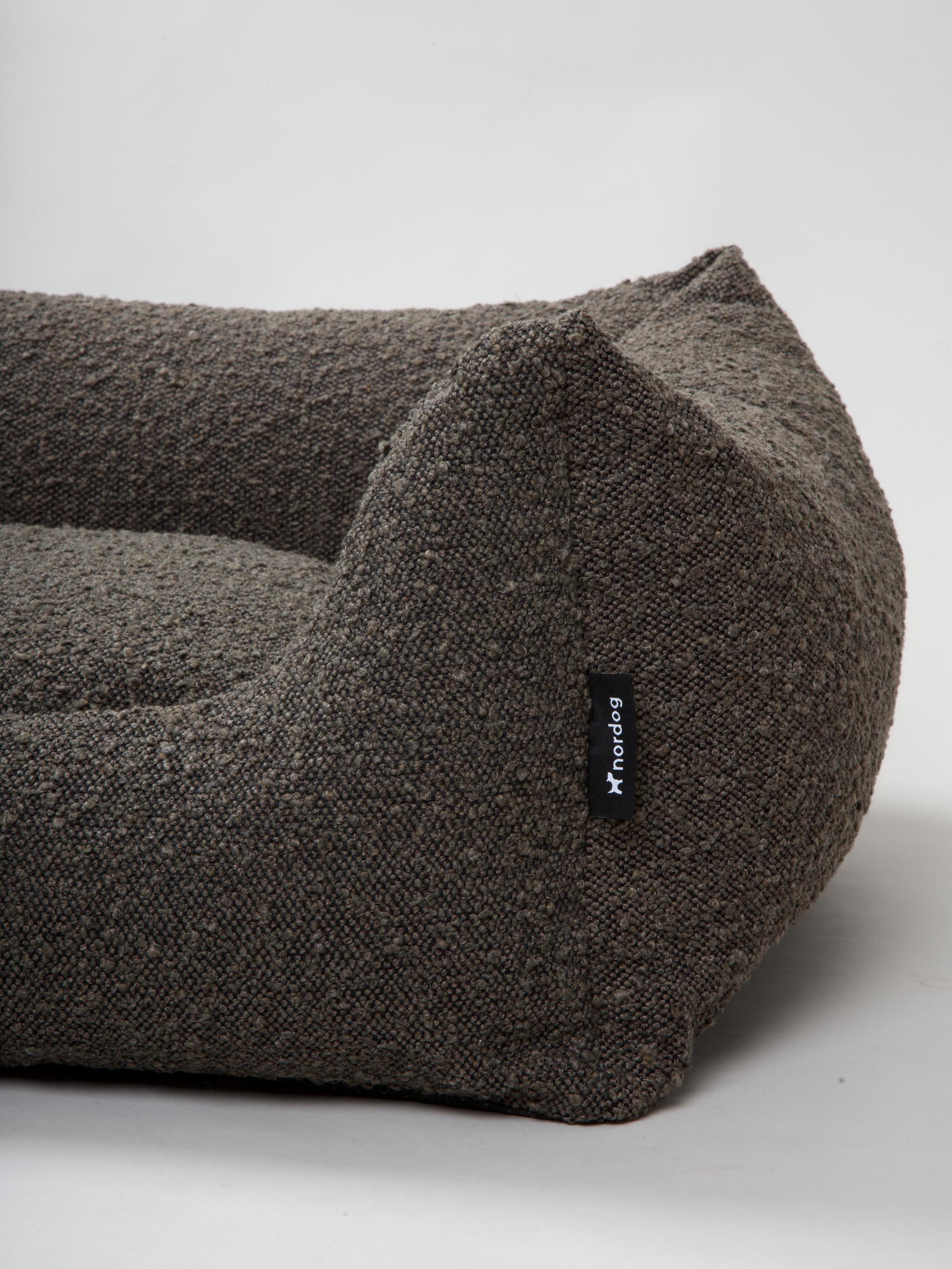 Nordog – cama - Cão por atacado – Cama para cachorro BILLY em tecido bouclé mocca8