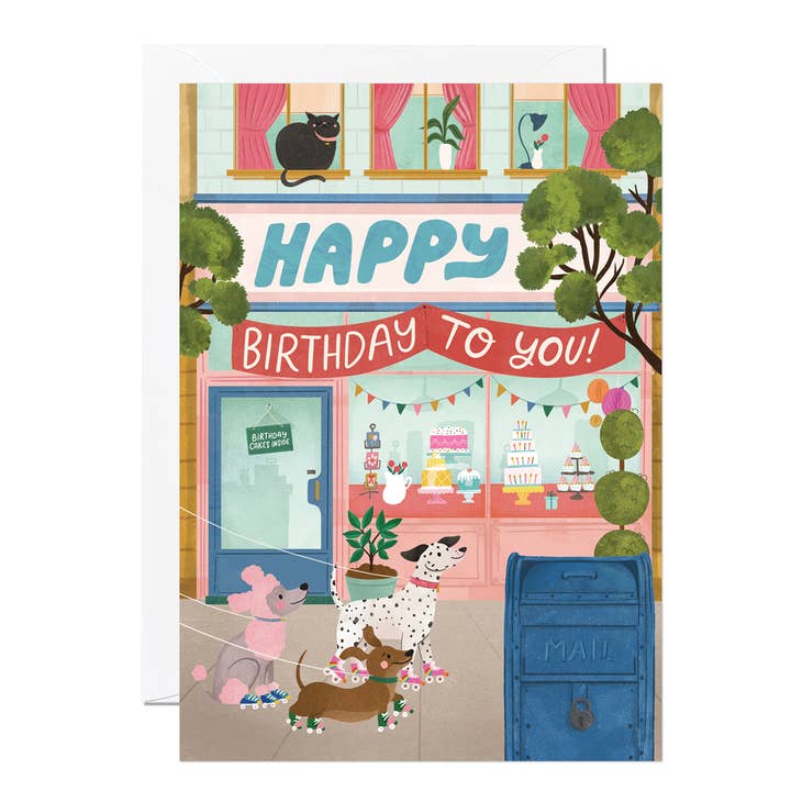 Ricicle Cards - Wholesale Birthday Card - Birthday Card – Cake Shop Design Greeting Card for Her