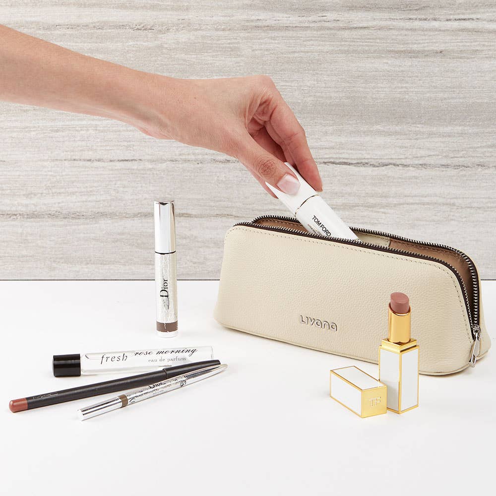 Livana - Wholesale Makeup/Cosmetic Bag - Livana PerfectTemp Leather Makeup Bag - The Minimalist10