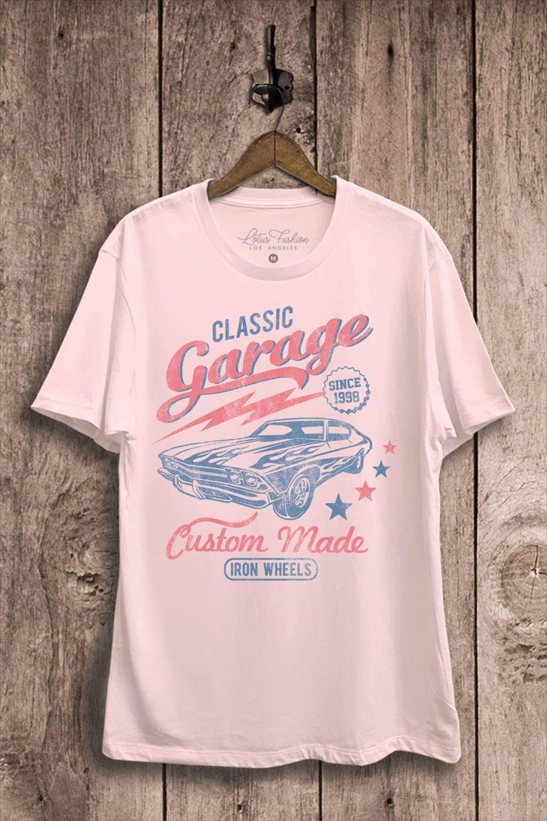 Lotus Fashion Collection - Vendita all'ingrosso Maglietta serigrafata - Donna - T-shirt grafica Classic Car Garage5