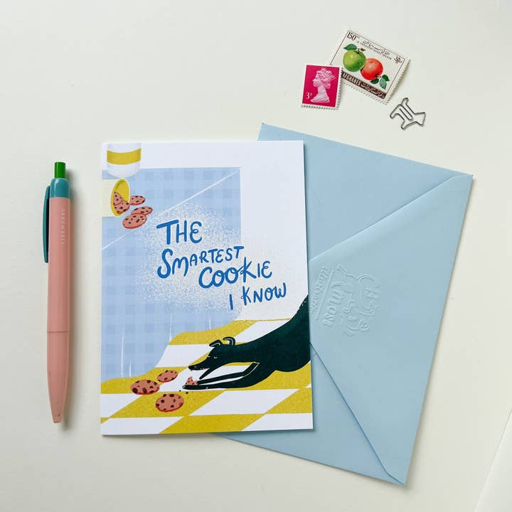 Bryony Moss Illustration - Wholesale Congratulations Card - Smart Cookie, A6 Greetings Card1