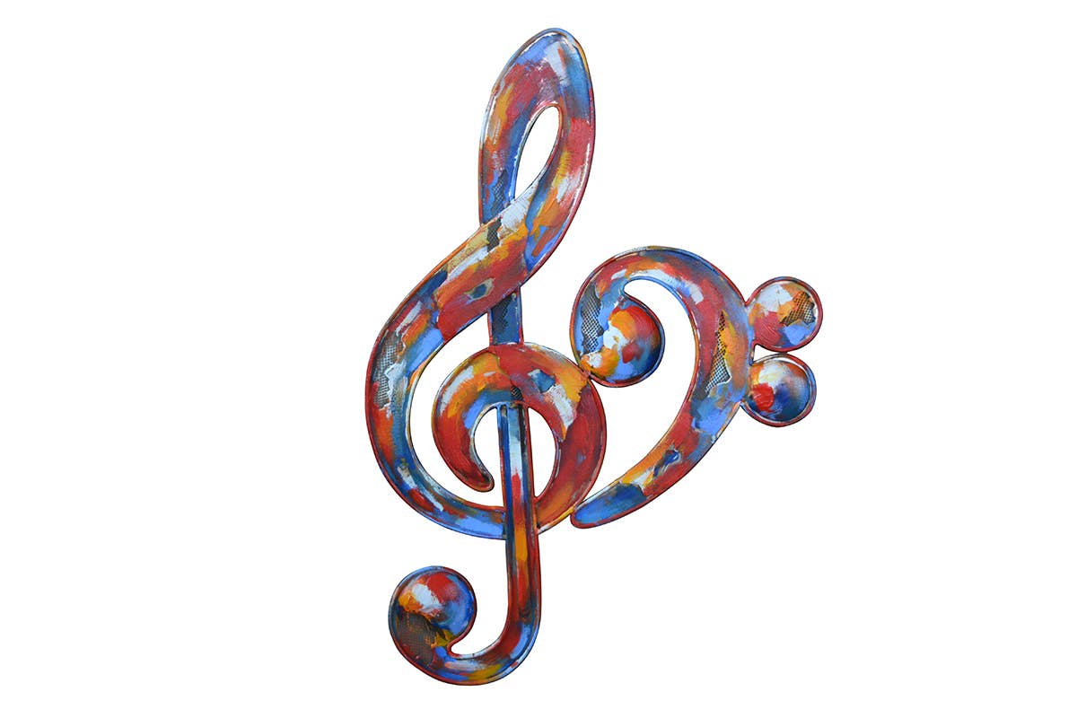 Socadis - Wholesale Sculpture - SD1209 Wall Sculpture Pigment Treble/Bass Clef0