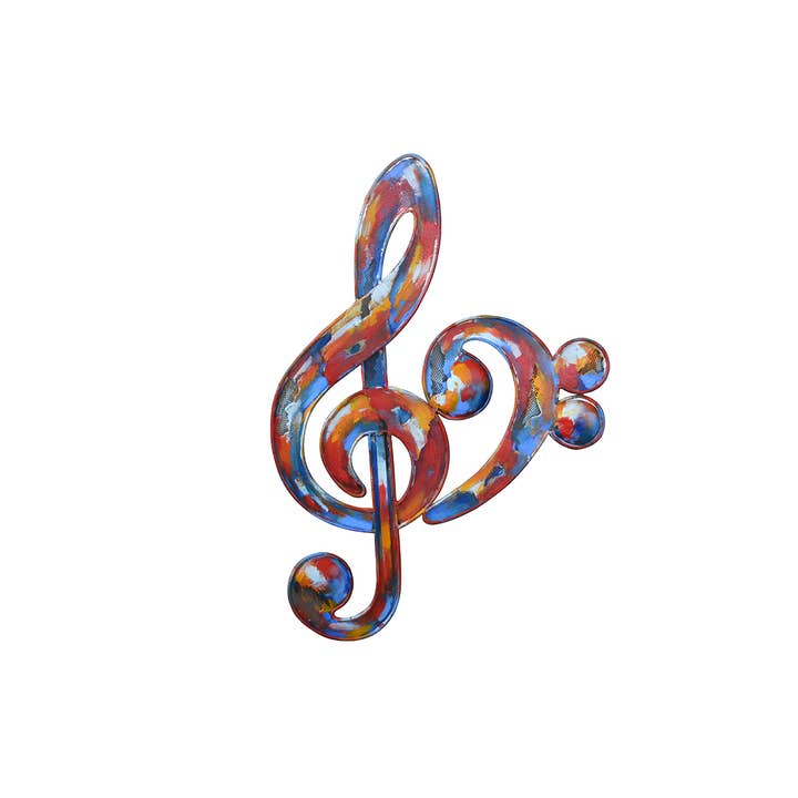 Socadis - Wholesale Sculpture - SD1209 Wall Sculpture Pigment Treble/Bass Clef