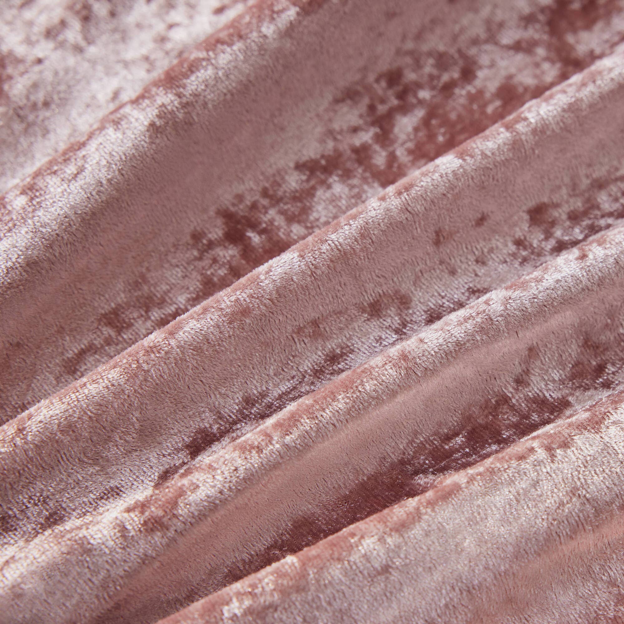 Olliix - Vente Parure de lit - Ensemble de couette ou housse de couette 4 pièces en velours écrasé, Blush8