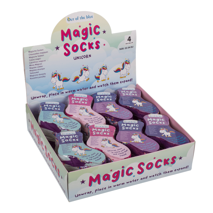 Out of the blue KG - Wholesale Socks - Kids - Magic kids socks, comic unicorn, 1 pair,2