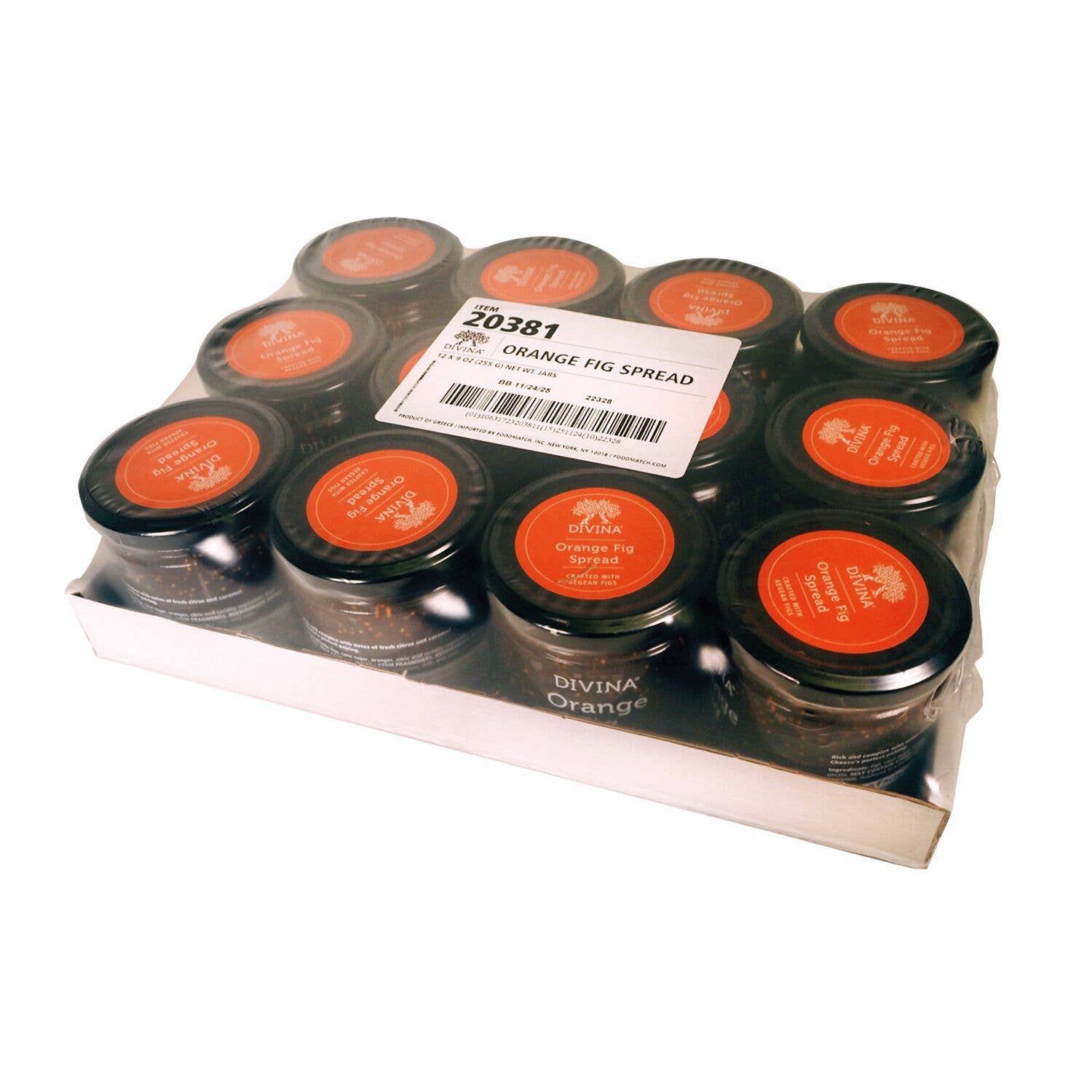 Divina - Wholesale Jam/Jelly - Orange Fig Spread (12 Pack)2