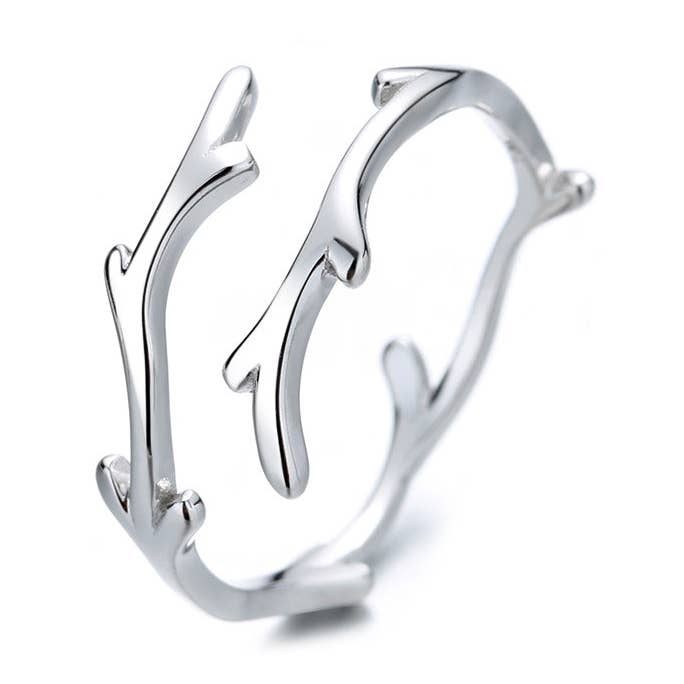Anillo rama de árbol plata 925 – BohemeForever para venta al por mayor de BOHEMEFOREVER