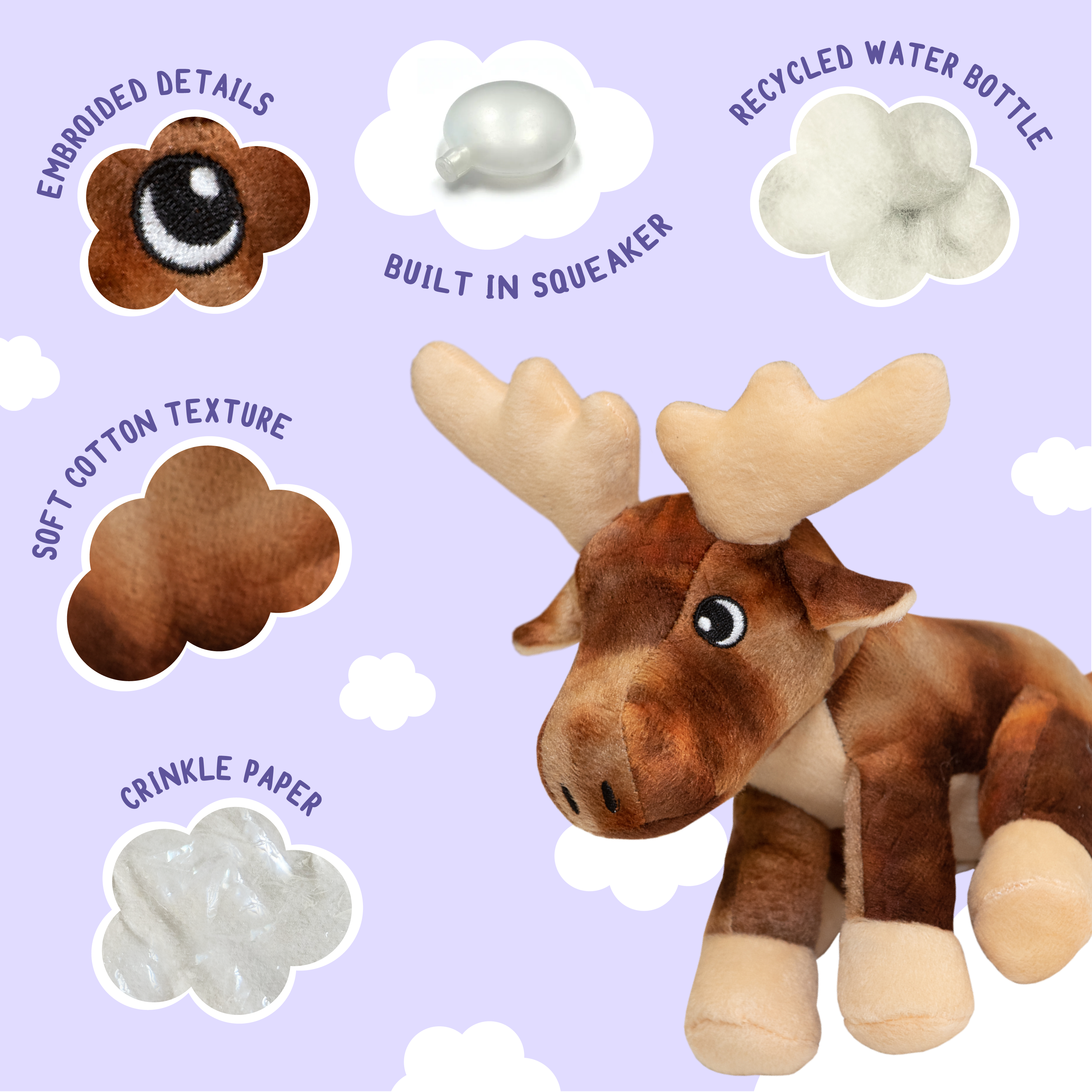 SnugArooz - Wholesale Pet Plush Toy - Dog - Marty the Moose2