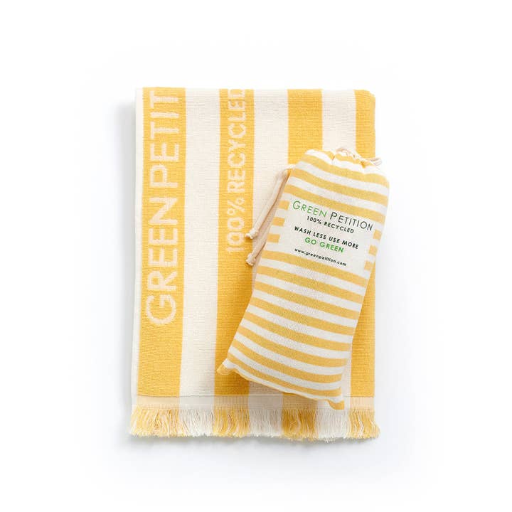 GREEN PETITION – wholesale Strandhandduk – Delmor FIT Ochre badhandduk1