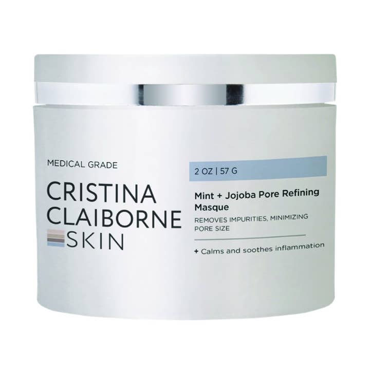 Mint + Jojoba Pore Refining Masque for wholesale by Cristina Claiborne Skin