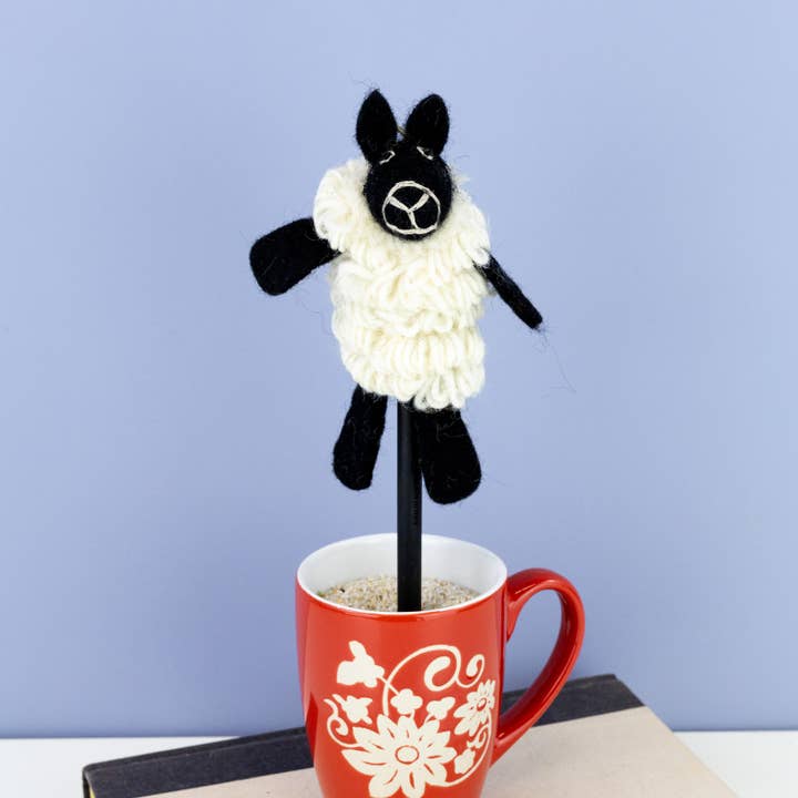 dZi Handmade - Wholesale Ornament - Sheep Wild Woolie1