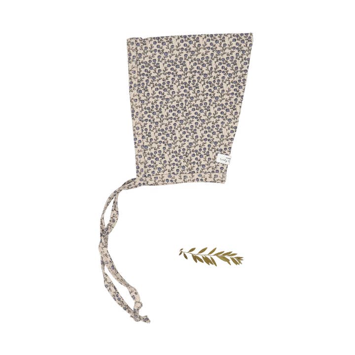 Le bonnet Pixie imprimé - Blueberry pour la vente par Lovely Littles