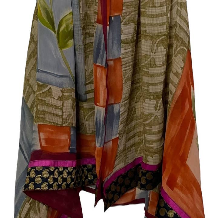 PRG7141B Sheer Avatar Pure Silk Versatile Vest for wholesale by sariKNOTsari