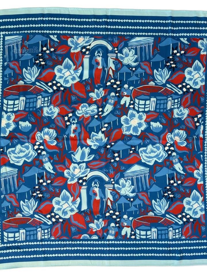 Love MS Scarf 25x25" - Love MS | Imbali Charleston for wholesale by Imbali Charleston