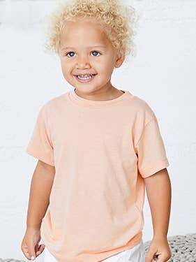 T-shirt doux en trois mélanges BELLA + CANVAS 3413T pour tout-petits pour la vente par Forever11
