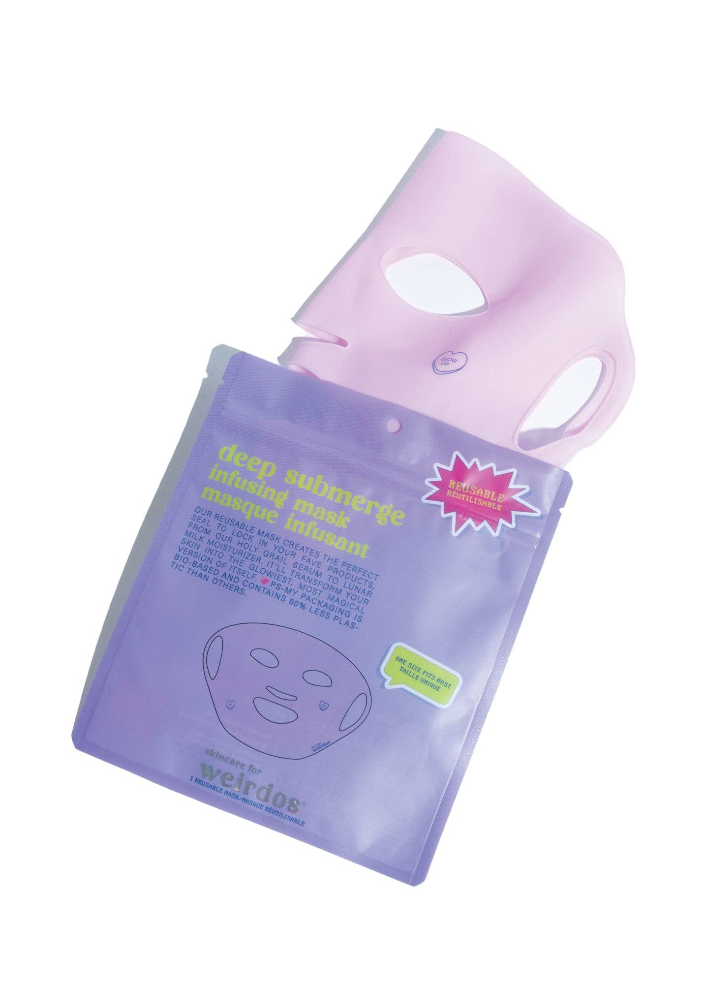 Skincare for Weirdos - Wholesale Skincare Face Mask - Deep Submerge Hydrating Reusable Face Mask3