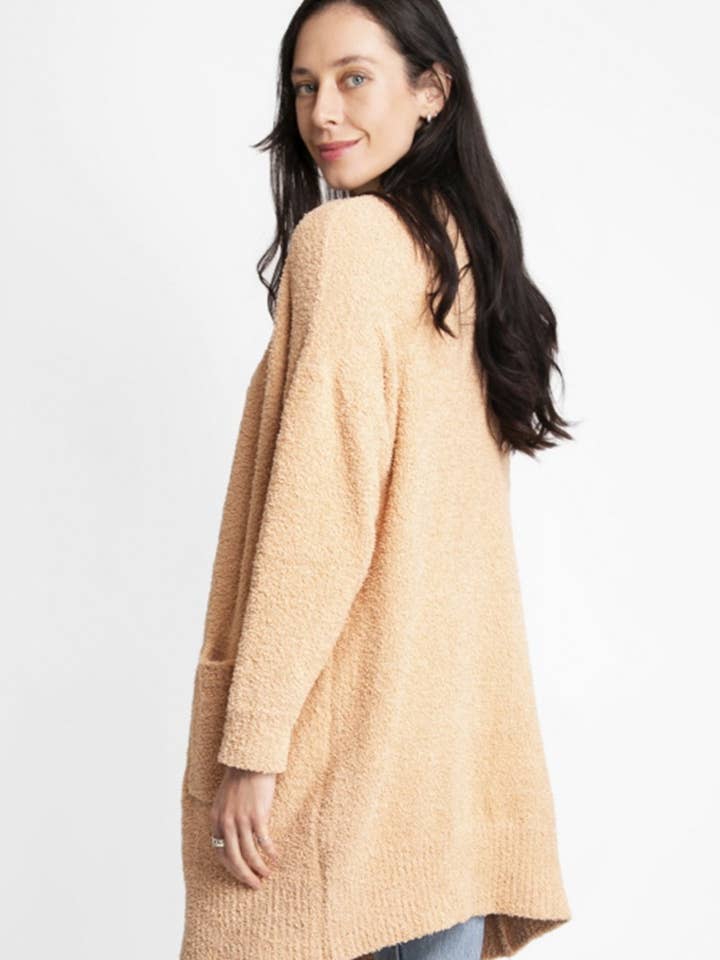 Fashion City - Wholesale Cardigan - Dames - Effen kleur luxe zacht vest met zakken14