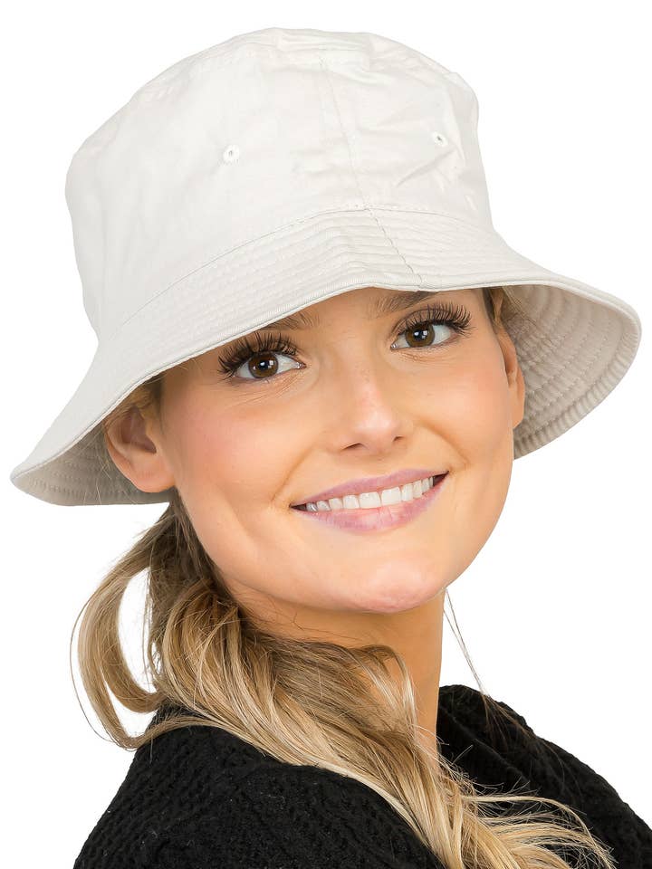 Ensfarvet solid twill polyester bøllehat for engroshandel hos Cap Zone