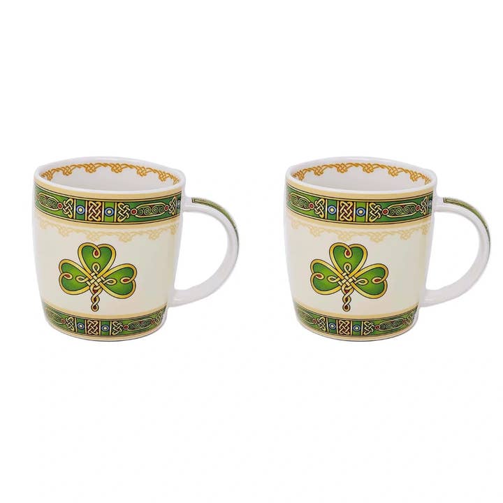 Ceramic Irish Shamrock Mug for wholesale by Dublin Gift Company