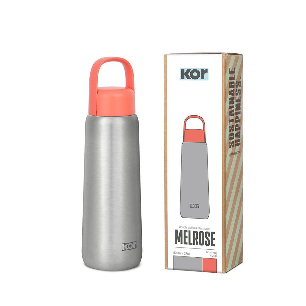 Kor Water, Inc. - Vente Bouteilles d'eau - Melrose - Bouteille en acier inoxydable à double paroi de 27 oz (800 ml)41