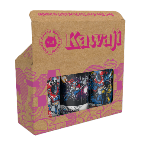Kawaji – wholesale Soda/kolsyrad dryck – Kawaji Transformers Optimus Prime vs Megatron 3-burkarsset6