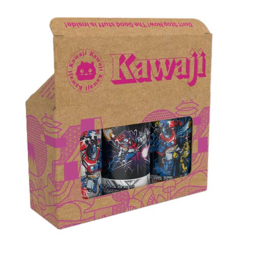 Kawaji – wholesale Soda/carbonated drink – Kawaji Transformers Optimus Prime vs Megatron 3 Can Set6