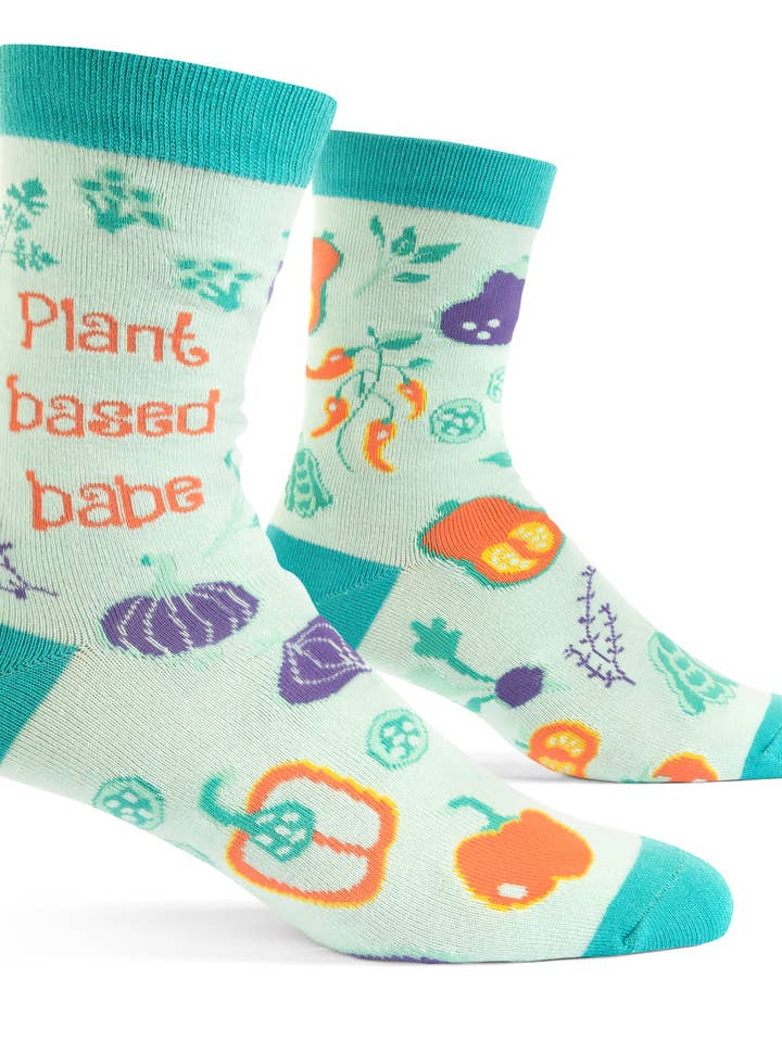 Plant-Based Babe Socks for wholesale by Lavley