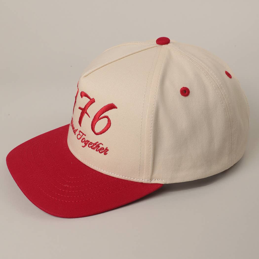 Fashion City - Vente Casquette de camionneur – unisexe - Casquette Trucker Bicolore 1776 We Stand Together18