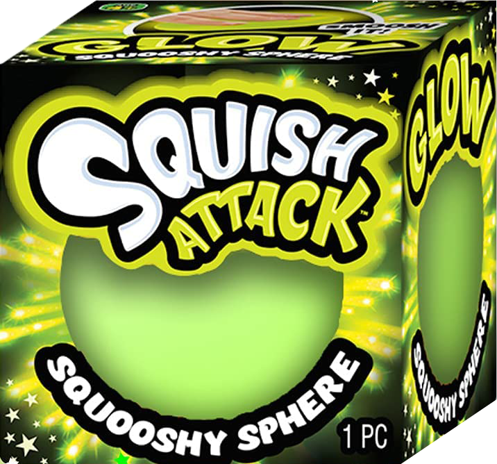 ET Products - Wholesale Squishy Toy - Kids & Baby - Squish Attack Glow Sphere 24-Unit Display1