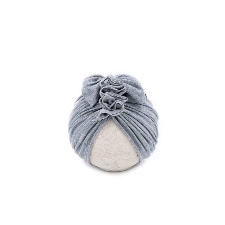 Vintage Head Wrap Hat - Heather Grey for wholesale by BluTaylor®