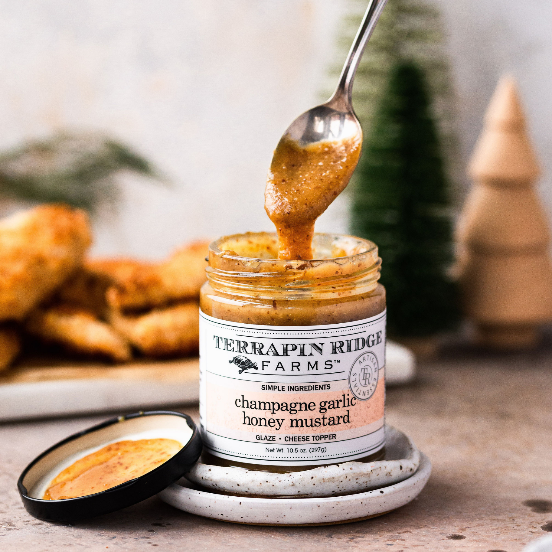 Terrapin Ridge Farms - Wholesale Mustard - Champagne Garlic Mustard3