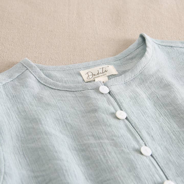 Dadati - Wholesale T-Shirt - Kids - Children's aquamarine ceremony shirt3