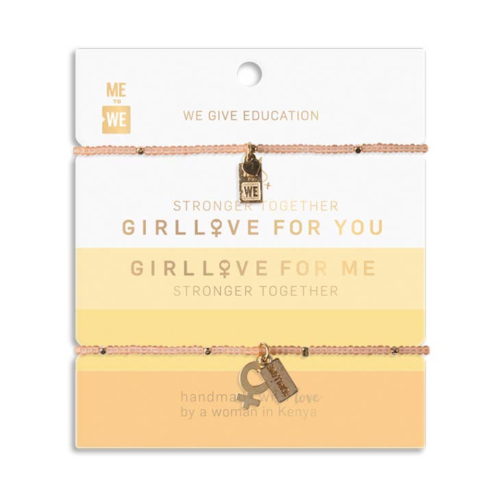 ME to WE - Wholesale Jewelry Set - Lilly Singh #GirlLove Share and Pair Rafiki Bracelet Set0