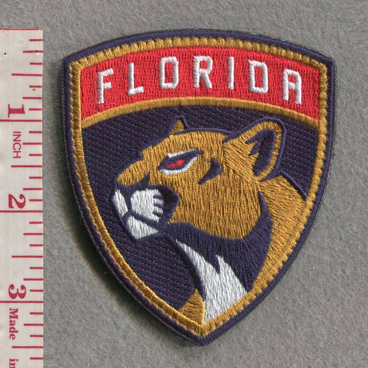 HEDi - Wholesale Patch - Official Licensed Florida Panthers NHL Team Hook Patch (Not an Iron-on Patch)1