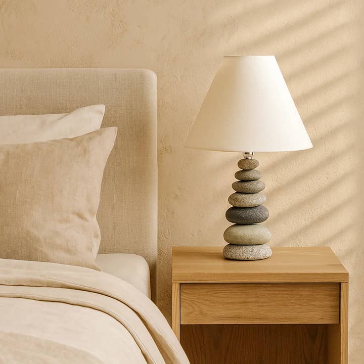 Funky Rock Designs - Wholesale Accent/Desk Lamp - Mini Coastal Lamp4