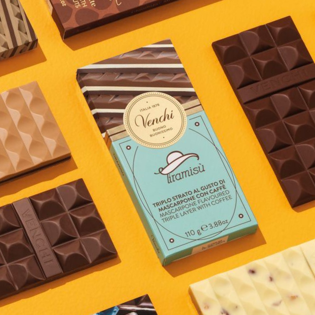 Venchi - Wholesale Chocolate Bar - Tiramisu Cremino Layered Chocolate Bar - Italian Gourmet4